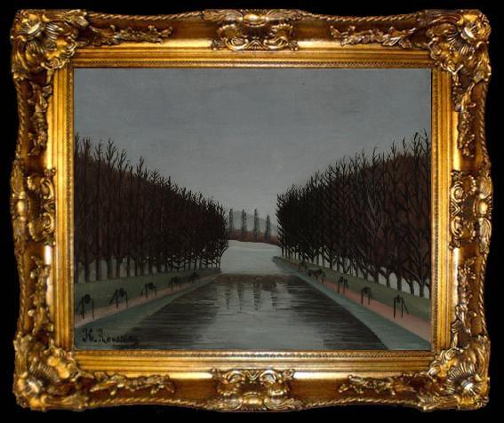 framed  Henri Rousseau Le Canal, ta009-2